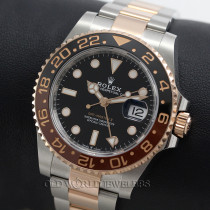 Rolex GMT Master II "RootBeer" Ref 126711CHNR 18K Gold Everose Steel